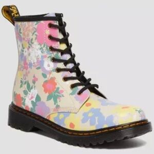 Dr. Martins Fiercely Feminine Floral Leather Boots